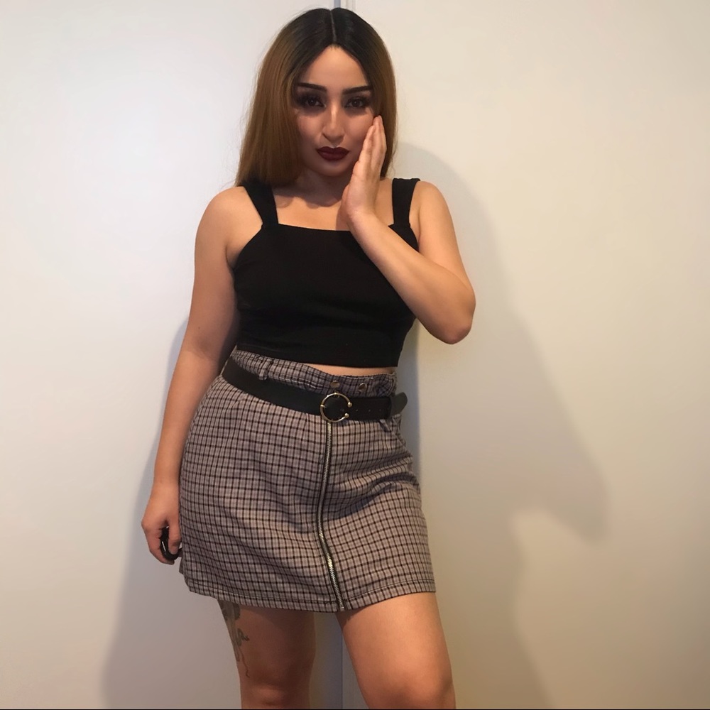 Plaid Skirt